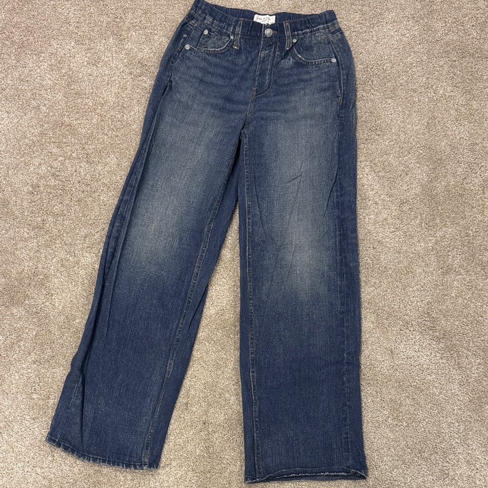 rag & bone Miramar Dark Blue Women's Sweatpant Jeans